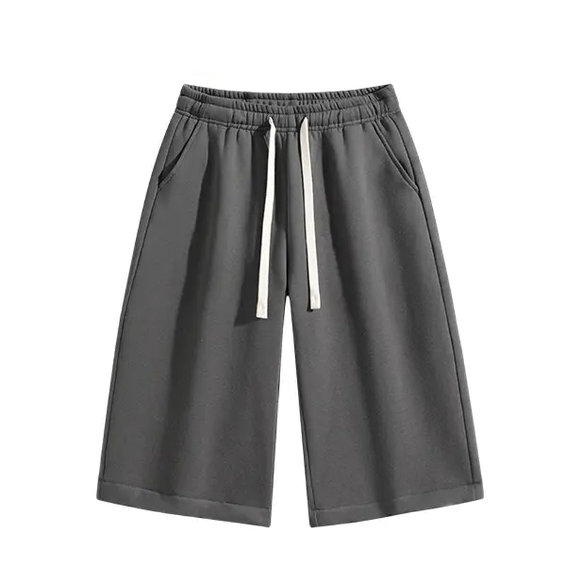 Summervibes Men’S Solid Color Shorts, Men’S Bermuda Shorts, Athletic Casual Shorts with a Belt and Pockets, Breathable Summer Casual Wear for Men, Summer Shorts, Spring New Release