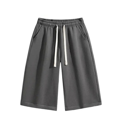 Summervibes Men’S Solid Color Shorts, Men’S Bermuda Shorts, Athletic Casual Shorts with a Belt and Pockets, Breathable Summer Casual Wear for Men, Summer Shorts, Spring New Release