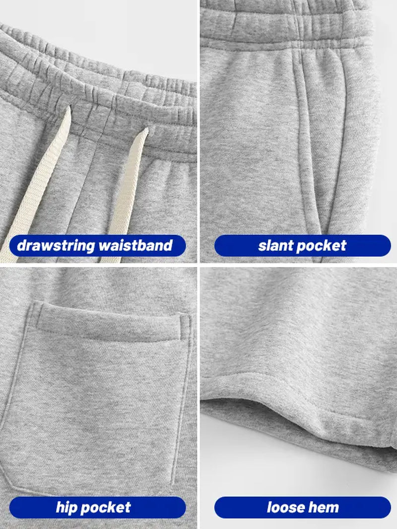 Summervibes Men’S Solid Color Shorts, Men’S Bermuda Shorts, Athletic Casual Shorts with a Belt and Pockets, Breathable Summer Casual Wear for Men, Summer Shorts, Spring New Release